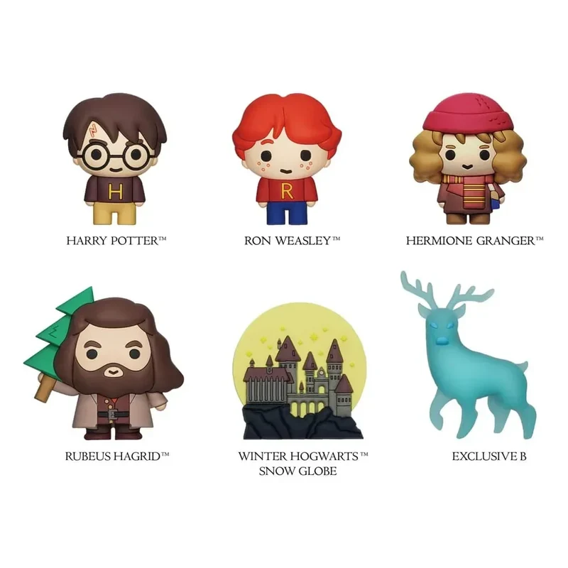 Harry Potter 3D Magnets Julserie Display (12)