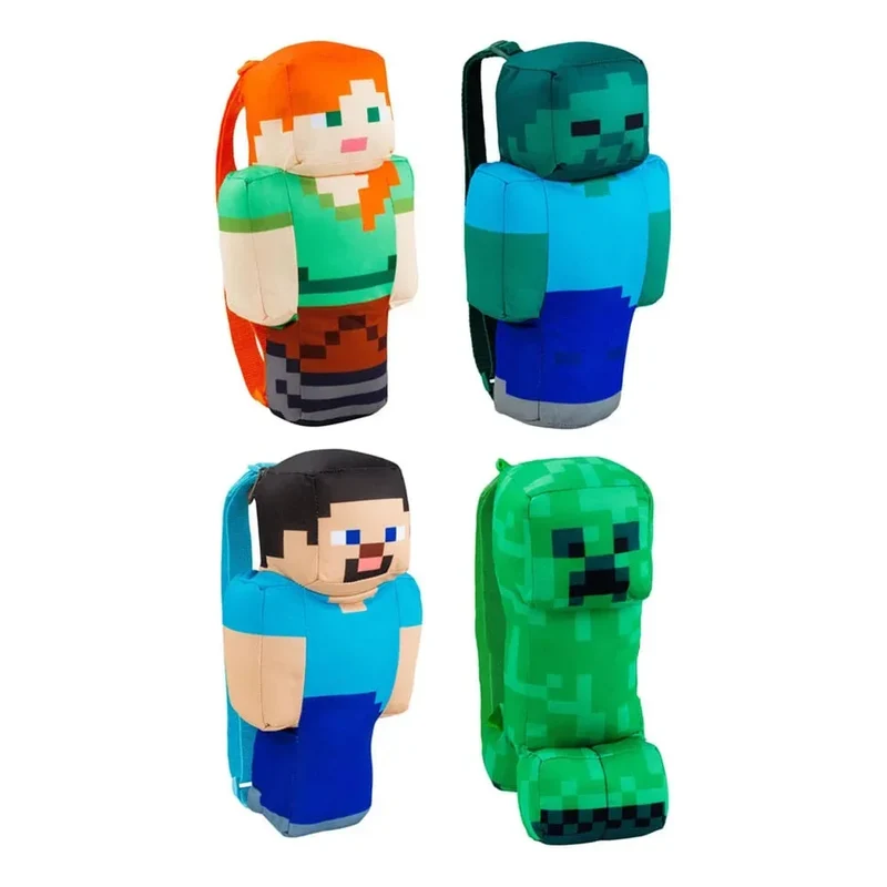 Minecraft Plush Rygsäckar 30 cm Sortiment (4)