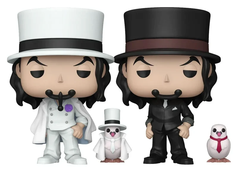 heo Exclusive Edition One Piece POP!&Buddy Animation Figurer Rob Lucci med Hattori w/Chase 10 cm Assortiment (6)