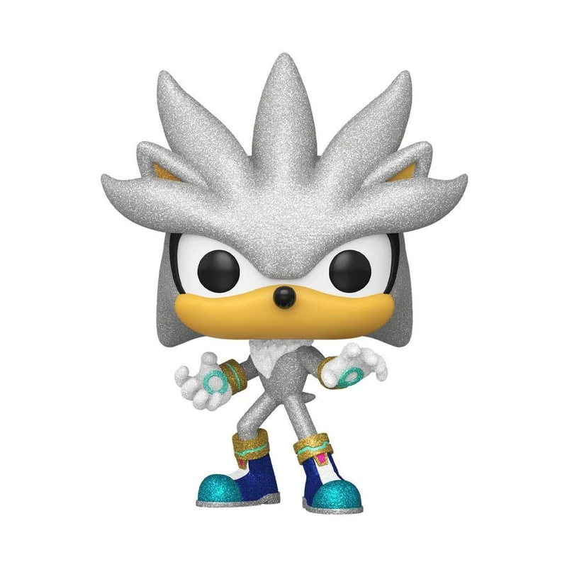 Sonic The Hedgehog POP! Games Figur Silver The Hedgehog (FL) 9 cm