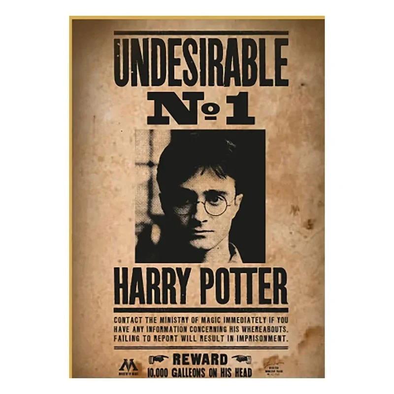 Harry Potter Pussel Wanted No1 Harry Potter (50 bitar)