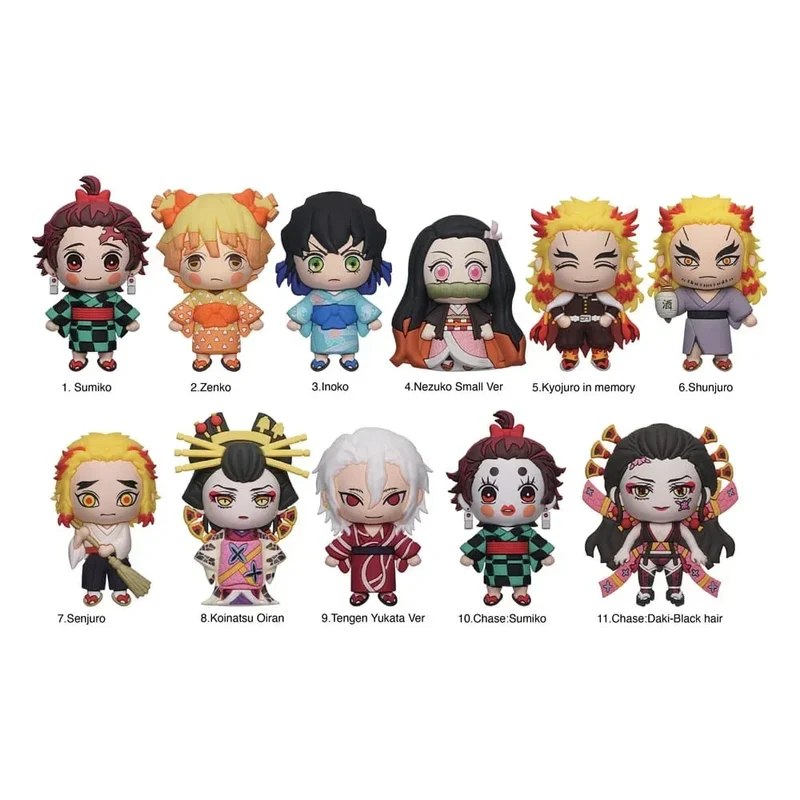 Demon Slayer: Kimetsu no Yaiba 3D PVC Bag Clips Serien 5 Display (24)