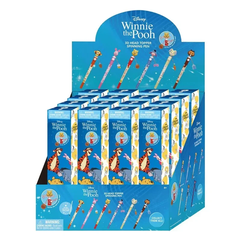 Winnie-the-Pooh 3D Huvud Topp Penna med Snurrfunktion