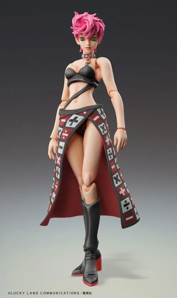 JoJo's Bizarre Adventure Part 5 Super Action Figur Chozokado Trish Una Black Ver. 15 cm