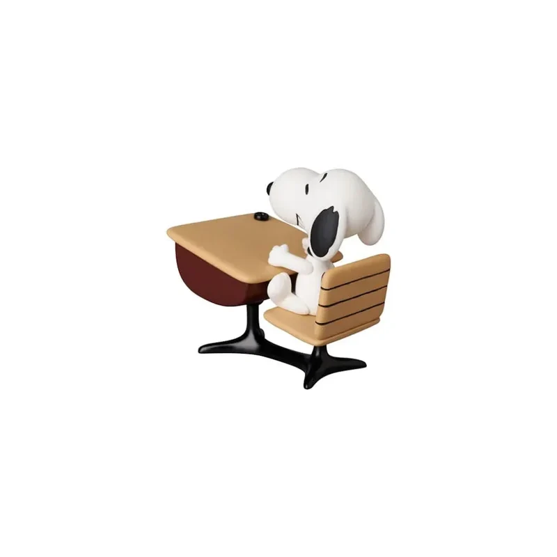 Peanuts UDF Series 18 Mini Figure Snoopy med skrivbord 9 cm
