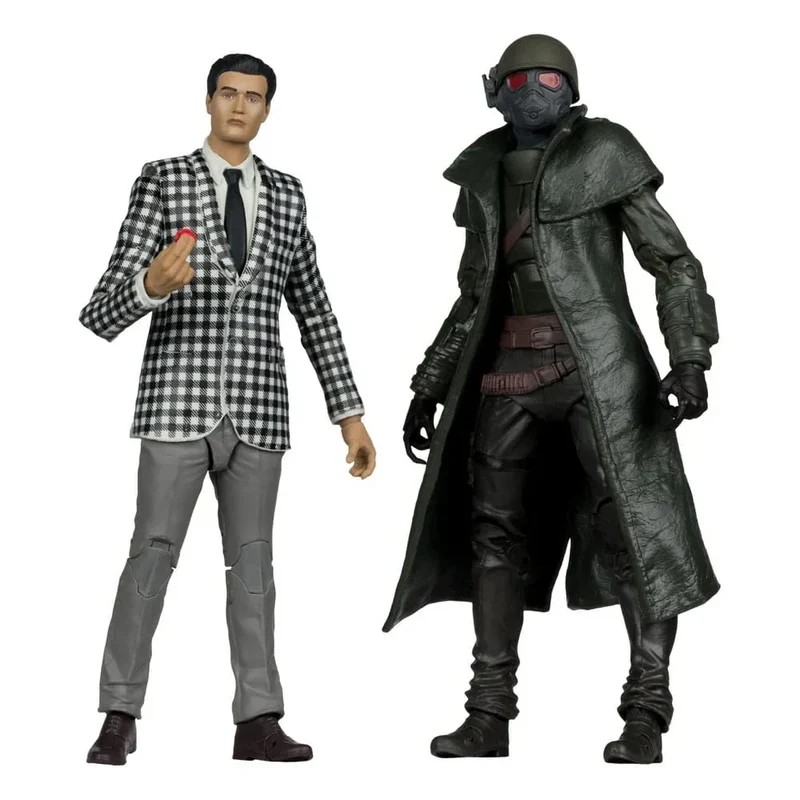 Fallout: New Vegas Figur 2-Pack - Riot Ranger Armor & Benny Survivor 18 cm