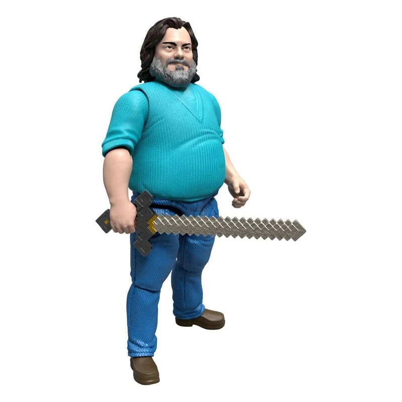 Minecraft Movie Actionfigur Steve 10 cm