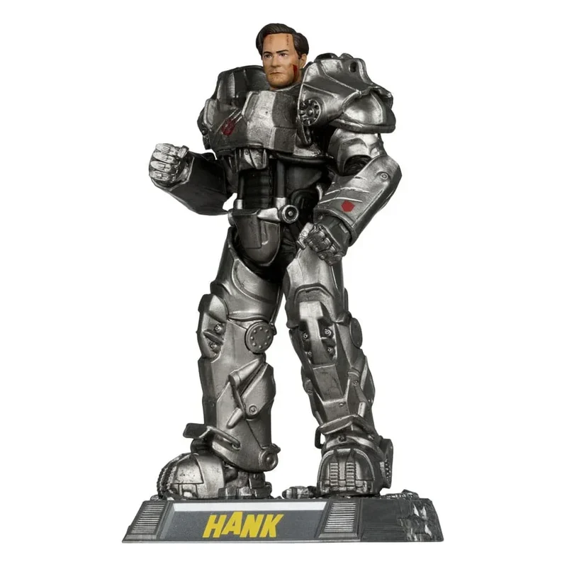 Fallout Movie Maniacs Action Figur Hank Maclean (Säsong 2) (Red Platinum Edition) 17 cm