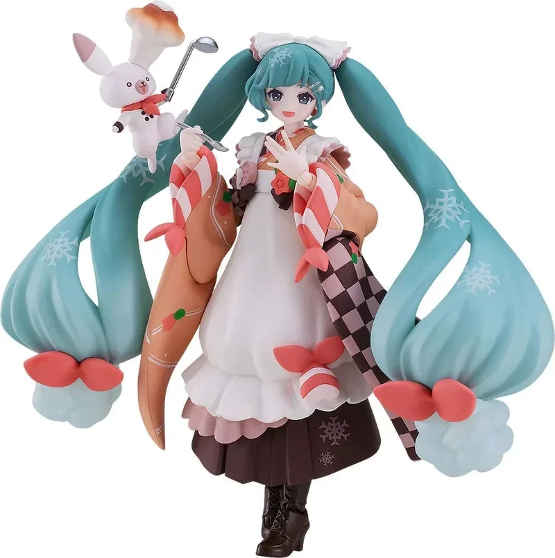 Character Vocal Series 01: Hatsune Miku Figma Action Figur Snow Miku: Winter Delicacy Ver. 14 cm