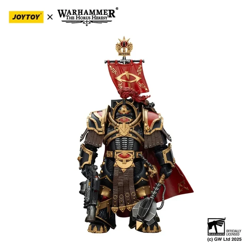 Warhammer 40,000: Sons of Horus Action Figur Legion Cataphractii Praetor med Combi-Melta och Power Maul - 14 cm