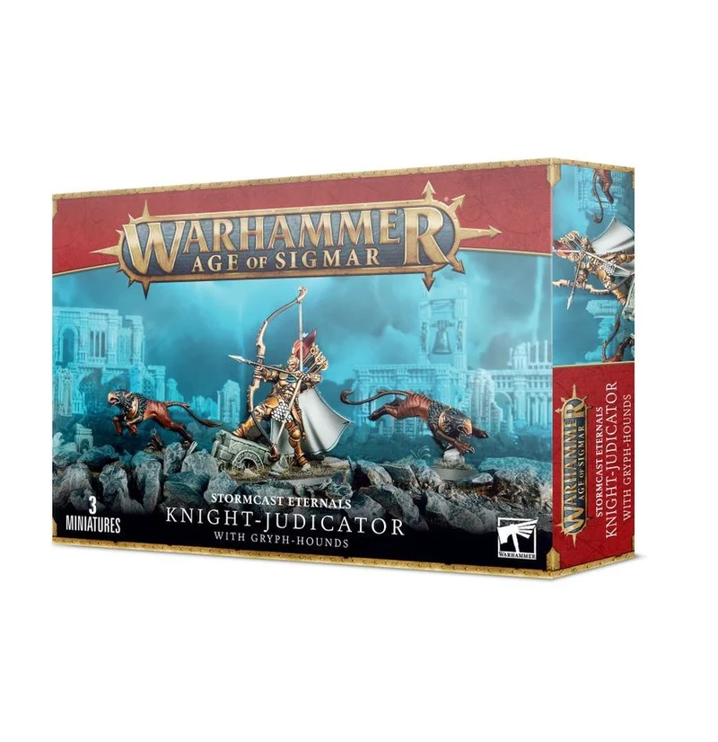 Warhammer: Age of Sigmar - Stormcast Eternals - Knight-Judicator with Gryph Hounds