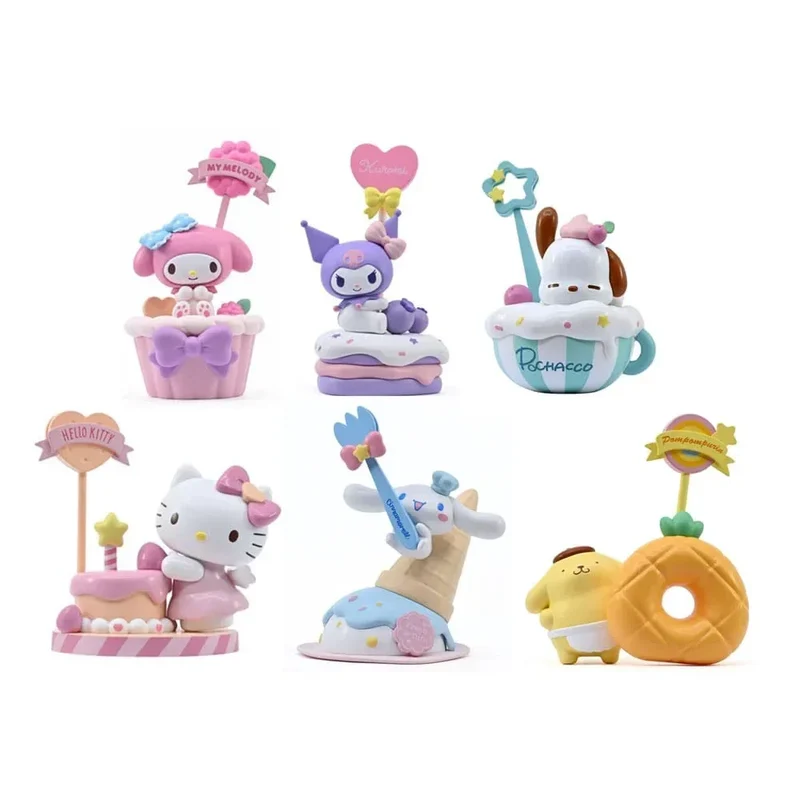 Sanrio Memo Stand Party Time Mini Figures – Hello Kitty och Vänner 5 cm