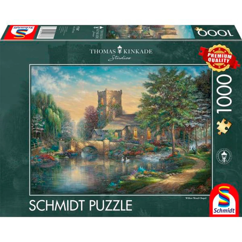 Schmidt - Puzzle - 1000 - Thomas Kinkade: Willow Wood Chapel