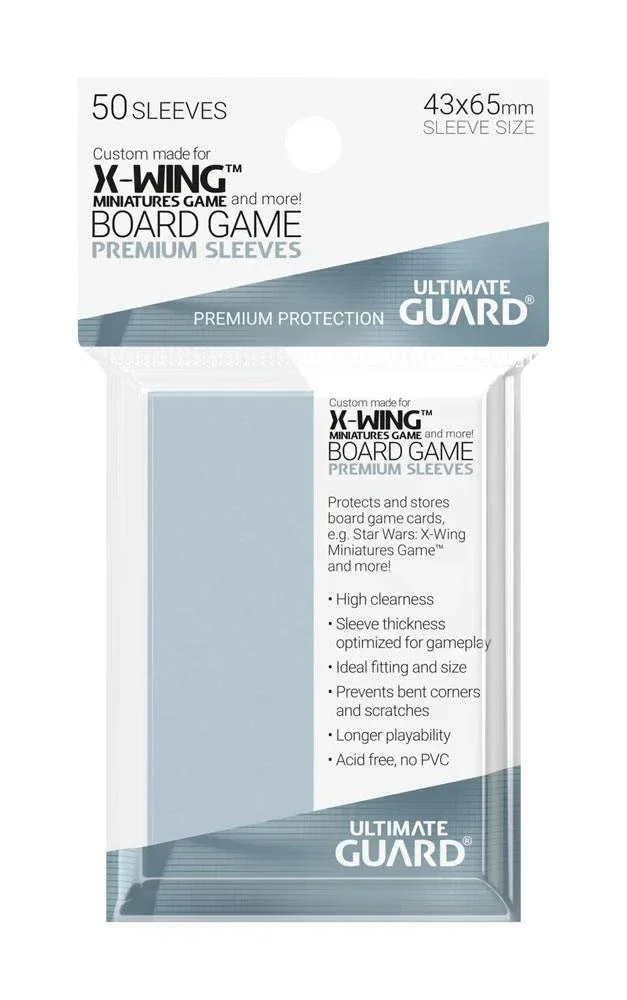 Ultimate Guard Premium Soft Sleeves för Star Wars™ X-Wing™ Miniatures Game (50-pack)