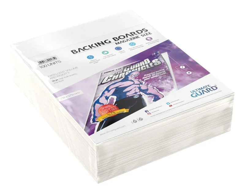 Ultimate Guard Comic Backing Boards (100) - Magasin Stl