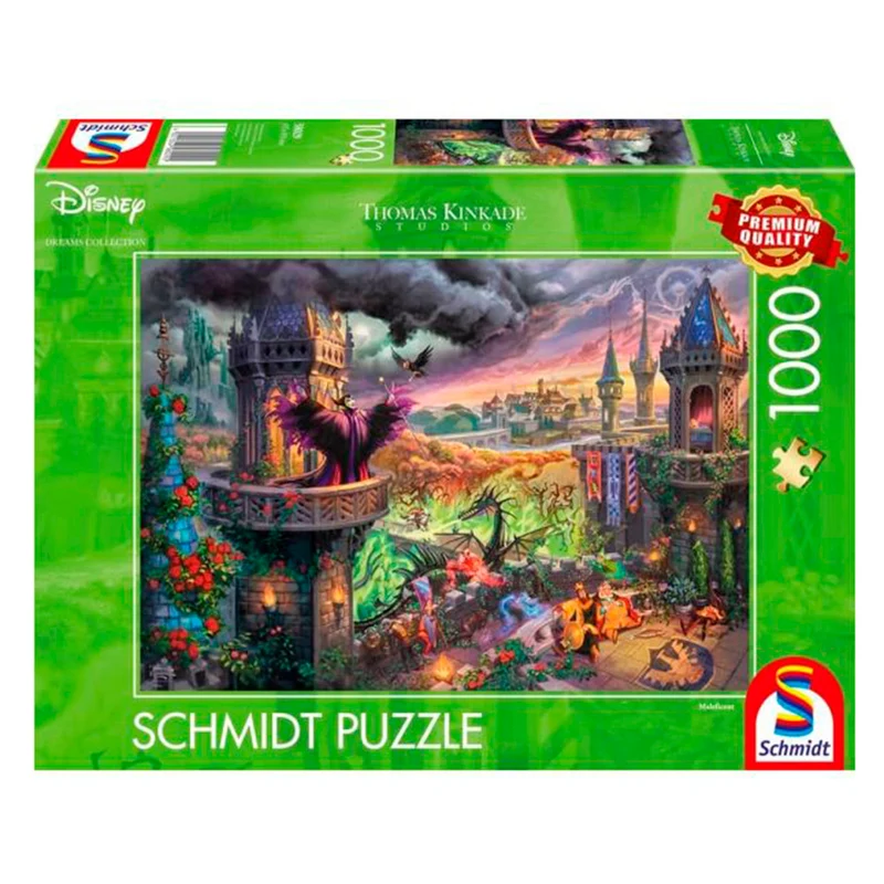 Schmidt - Puzzle - 1000 - Thomas Kinkade: Disney - Maleficient